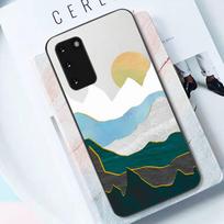 Mountain Marble Moon Phone Case for Samsung S10 21 20 9 8 plus lite S20 UlTRA 7edge Samsung S6