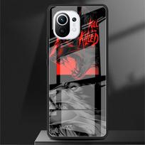 Glass Case For Xiaomi Poco X3 NFC 11 Lite 11T F3 M3 For Redmi Note 11 10 9 8 Pro 10S 9S 9A 9C Phone Cover  Lion Wolf Xiaomi Poco X3 NFC gray