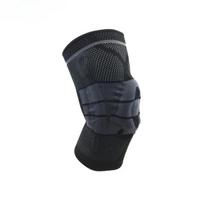 1 Pc Knee Brace Strap Patella Medial Support Strong Meniscus Silicone Compression Protection Sport Knee Pads Running Basketball XL juoda
