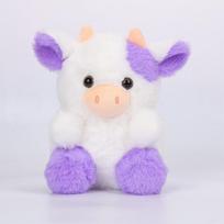 Kawaii braškių karvės pliušinis žaislas vaikams, minkštas lėlė, daugiaspalvė pagalvė, šventinė dovana, 20 cm 20cm beige