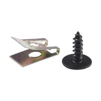 20PCS Screws & Clips Bolt-On Hook And Loop Fastener For Golf For Passat Metal