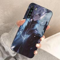 Ryto Arka Telefono dėklas Xiaomi Redmi Note 11 10 9T 8 7 Pro Redmi 10 9 9A 9C 8 7 6 Minkštas Juodas Telefono Dangtelis Redmi 7 gray