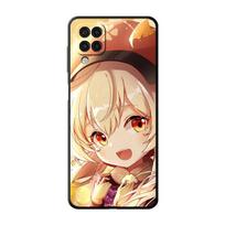 Minkštas dėklas Smaung Galaxy A52 A13 A53 A12 A51 A32 A21s A33 A22 A23 A31 A03 A72 A41 A11 A04 telefonui Genshin Impact mergaitė Sac Samsung A02s gray