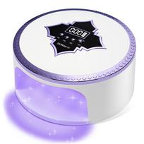 Įkraunama UV LED nagų džiovinimo lempa Profesionalus UV nagų džiovintuvas šviesa geliniams nagams 66 LED diodai Greitai kietinanti gelinio lako lempa Nagų dailė US Plug black