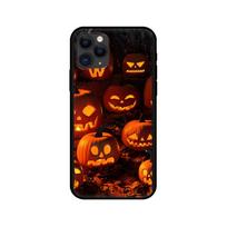 Black tpu case for iphone 5 5s se 2020 6 6s 7 8 plus x 10 XR XS 11 12 mini pro MAX back cover Halloween Pumpkin iphone 5 5S SE