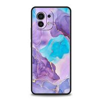 For Xiaomi Mi 13 12T 12 Lite 11 Ultra 10T 11X 11T Pro 9T Phone Case Marble Ink wash Xiaomi Poco X3 NFC X4 F3 F4 M3 M4 5G Cover Poco M3 blue