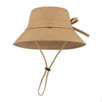 Fisherman Hat Large Brim Casual Outdoor Cycling Shading for Backpacking chaki
