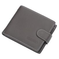 Vyriškos natūralios odos trumpas Hasp kortelių laikiklis Piniginė Verslo senovinio dizaino prekės ženklo piniginės piniginės GZW 12cm*10cm*2cm ruda