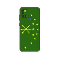 Black tpu Case For Samsung Galaxy A50 50S A30S A10 A01 A11 A21S A31 A41 A51 A71 M21 M30S S10 LITE Cover Adygea Natioanl Flag Samsung A01