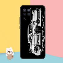 JDM Car RX7 MX5 dėklas, skirtas OPPO A54 A74 A94 A52 A72 A83 A91 A93 A15 A16 A5 A9 A31 A53 A53S 2020 galinis dangtelis OPPO A92 white