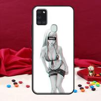 Seksualus Manga merginos dėklas Samsung Galaxy A34 A54 A14 A12 A22 A32 A52 A51 A71 A50 A53 A73 A13 telefonams, galinis dangtelis Samsung A53 5G red