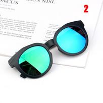 Atspindintys Lauko Akiniai nuo Saulės Vaikams Berniukui Mergaitei Veidrodiniai Vaikų Saulės Akiniai UV400 Akiniai Spalvingi Rankų Darbo 2 blue