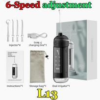 Oral Irrigator tooth scaler Six-speed adjustment Water Flosser Portable Dental Water Jet 180ML IPX7 Waterproof Teeth Cleaner