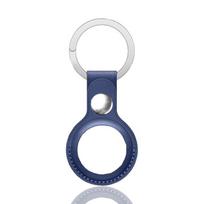 Elderly-friendly Anti-Lost Pet Tracker Protective Case: Airtags Keychain Airtag Leather Standard Snap white