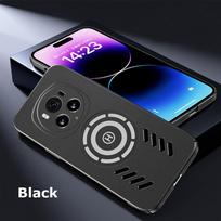 „Honor Magic“ 6 5 4 3 „Magic6 Magic5 Lite Pro Rock Sand“ ledo magnetinis šilumos išsklaidymo matinis kompiuterio dėklas, kvėpuojantis aušinamasis dangtelis Magic6 Pro balta