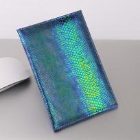 Lizard Passport Holder Protector Wallet Business Card Soft Passport Cover mėlyna