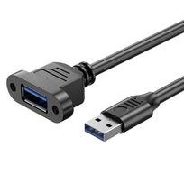 USB3.0 prailginimo laidas USB prailgintuvas USB3.0 kištukas į lizdą laidas palaiko įkrovimą ir 5Gbps duomenų perdavimą VR ausinėms 15-A gray