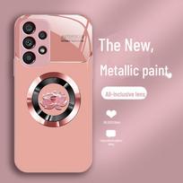 Samsung S23Ultra Metal Liquid S21 Ring Lotus S10e Advanced Anti-Krit S20 Case S22 Ultra