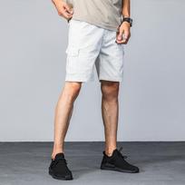 Summer New Loose Straight Leg Men'S Workwear Five Quarter Pants Breathable Men'S Shorts Youth Multi Pocket Shorts 28 balta