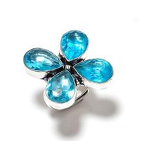 Swiss Blue Topaz Gemstone Handmade 925 Sterling Silver Jewelry Ring Size 6 T9w36