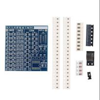 Smt Smd komponentų suvirinimo praktika PCB plokštės litavimo lydmetalis „pasidaryk pats“ komplektas