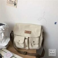 Japonijos Harajuku vėjo darbo drabužiai Moterų korėjiečių studentų drobinis krepšys Literatūros ir meno koledžo vėjo paštininko krepšys 30 x 20 x 8cm