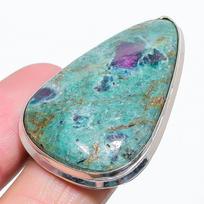 Ruby Fuchsite Lab-Created Handmade 925 Sterling Silver Gift Ring Size 6 t5n91