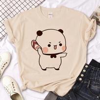 Bubu Dudu top women designer Japanese graphic t shirt girl clothes S juoda