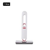 Nešiojamos išspaudžiamos šluostės Mini valymo šluostės Rankinės virtuvės stalas Vonios langų stiklo kempinės valiklis Namų valymo įrankiai 1 Mop+1Sponge Head balta