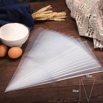 100Pcs Piping Bag Baby Food Disposable Milking Oil Noodle Line Bean Household Baking Cookie Cake Tool 100Pcs gray
