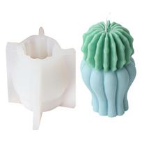Flexible Silicone Mold Flower Vase Shaped Wax Candle Molds Scented Aromatherapy Making Mould Handmade Ornament Mould 4