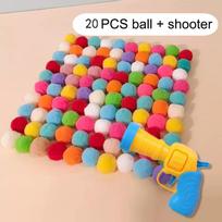 Kačių žaislai Interaktyvūs paleidimo mokymai Kūrybingi kačiukai Mini pompoms Žaidimai Stretch pliušiniai kamuoliukai Žaislai katėms Priedai naminiams gyvūnėliams