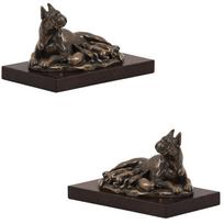 Boxer, German Boxer II - dog statue, figurine for office, trophy for dog show by Art-Dog brand ruda