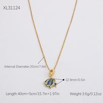 Pendant Necklace Planet Airplane Collarbone Chain Fashionable Unique Simple Electroplated Pendant Jewelry Women's Necklace 18K gold plated