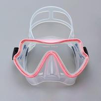 Nardymo kaukė plaukimo akiniai Scuba Snorkel Silikoninis sijonas grūdintas stiklas, panoraminis HD, skirtas suaugusiems jaunimui nuo rūko su nosies dangteliu