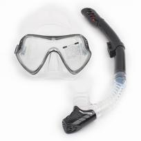 New Professional Snorkel Diving Mask Snorkels Goggles Glasses Diving Goggles Swimming Tube Set Snorkel Mask Adult Unisex white