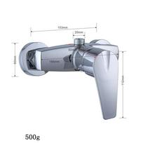 Kirsite Hot and Cold Mixed Water Shower Faucet Home Use Bathroom Showerhead Bathing and Showering Device Water Tap