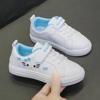 Sport Running Anti-Slip Shoe Soft Sole Sneakers Princess Girl Casual Shoe 27-insole17.3cm gray