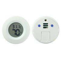 Mini elektroninis termometro higrometras su jungikliu °F/°C Konversinis termometro higrometras, pakeliantis drėgmei atsparią įrangą juoda