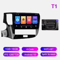 „Android“ automobilio radijas, skirtas „Mitsubishi Outlander 2018-2021“ daugialypės terpės grotuvo galvos blokas, stereo GPS navigacija BT WIFI 1+16GB 1+16GB,A