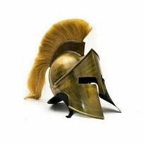 Spartan helmet from the movie, Spartan helmet of King Leonidas, helmet from the movie 300, fully functional Spartan brown