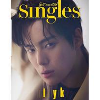 Singles Korea 2023 m. balandis MONSTA X MINHYUK, SF9 Jae Yoon, GOT7 Young-jae, Cha Hak-yeon Cover C gray