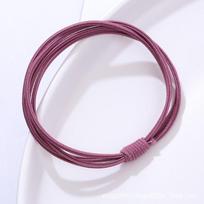 Handmade 4-in-1 Hair Loop with High Elasticity Headband for Girls, Colorful Rubber Bands for Accessories