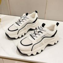 Casual Shock-absorbing Board Shoes Mesh Flats 40 pilka spalva