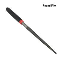 Tile Etc. File 118mm Craft Flat File For Stone Glass Round File