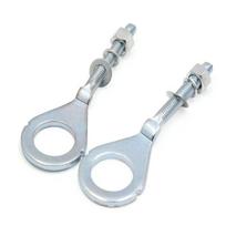2 vnt. sidabrinė motociklo grandinės 18 mm įtempiklio patvarus veržiklis, skirtas Honda CG125
