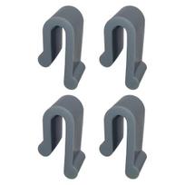 4/6/8/12Pcs Dutch Oven Lid Protector Clips Silicone Cutlery Protection Clip Stackable Easy to Clean Cookware Bumpers for Pots U-Shaped Design 8pcs juoda