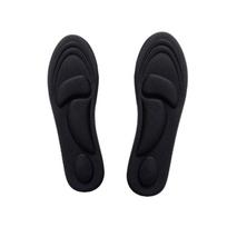 1 pora 4D Memory Foam ortopedinių vidpadžių lanką palaiko ortopediniai vidpadžiai batams plokščių pėdų priežiūrai 35-39 juoda