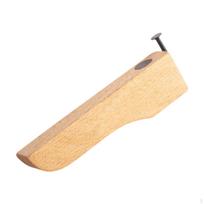 Beer Bottle Opener, Cap Opener for Refrigerator, Flat with Wooden Handle beige