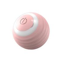 „Smart Cat Toy Ball“ Elektroninis interaktyvus naminių gyvūnėlių žaislas, judantis rutulys USB automatinis judantis šokinėjantis šuniuko gimtadienio dovana katės gaminiui white